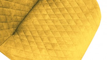 Стул «Оливер» К1С Черный муар/Микровелюр Wellmart Yellow в Краснокаменске - krasnokamensk.mebel54.com | фото